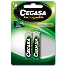 CEGASA PILA RECARGABLE HR6 2100 MAH 1 2V BL.2 UDS