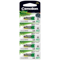 Pila Alcalina LR27A 12V 0% Mercurio (5 pcs) Camelion