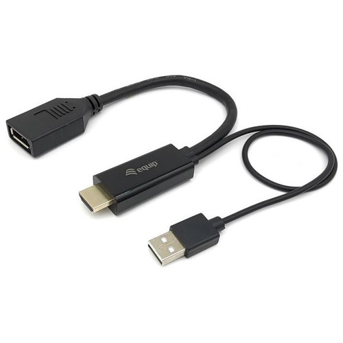 ADAPTADOR HDMI MACHO A DISPLAY PORT HEMBRA EQUIP-SX9 ADAPTADOR HDMI MACHO A DISPLAY PORT HEMBRA EQUIP