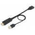 ADAPTADOR HDMI MACHO A DISPLAY PORT HEMBRA EQUIP