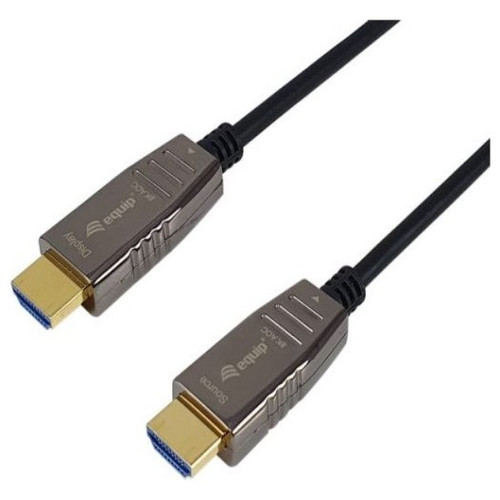 Equip Cable HMDI 2.1 Optico Activo Macho Macho 8K/60Hz Color Negro 20m-SX23 Equip Cable HMDI 2.1 Optico Activo Macho Macho 8K/60Hz Color Negro 20m