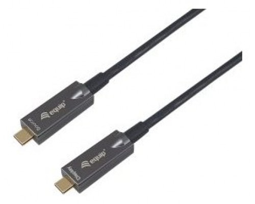 CABLE USB-C ACTIVO OPTICO EQUIP 60W 4K 10GBPS 10M