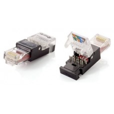 KIT 2 UNIDADES CONECTOR RJ45 EQUIP CAT6 TOOLFREE NO