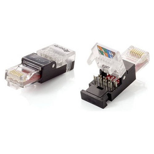 KIT 2 UNIDADES CONECTOR RJ45 EQUIP CAT6 TOOLFREE NO-SX4 KIT 2 UNIDADES CONECTOR RJ45 EQUIP CAT6 TOOLFREE NO
