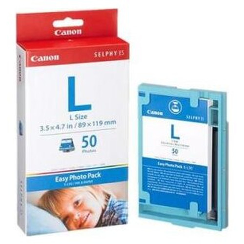 Canon Selphy ES 1 Easy Photo Pack E-L50 tinta+tama&ntilde;o L (50 fotos)