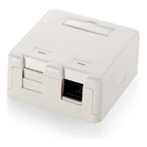 CAJA DE SUPERFICIE EQUIP KEYSTONE PARA 2 ROSETAS-SX1 CAJA DE SUPERFICIE EQUIP KEYSTONE PARA 2 ROSETAS