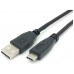 CABLE USB-C a USB-A 2.0 MACHO 2M TRANSFERENCIA 480MBPS