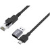 EQUIP Cable 2 en 1 USB-C + A a RJ45 Gigabit LAN, 3.0 m