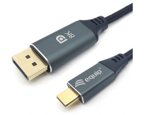 CABLE USB-C A DISPLAYPORT 1.4 MACHO MACHO 1M EQUIP