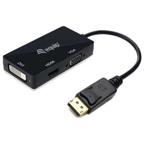ADAPTADOR DISPLAYPORT A VGA / HDMI / DVI EQUIP 133441-SX5 ADAPTADOR DISPLAYPORT A VGA / HDMI / DVI EQUIP 133441
