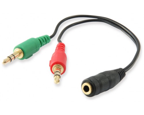 CABLE AUDIO MINI JACK 3.5MM HEMBRA A 2  JACK 3.5MM