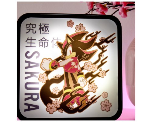 NUMSKULL LAMPARA-SONIC THE HEDGEHOG-SAKURA SHADOW PERSPEX LAMP