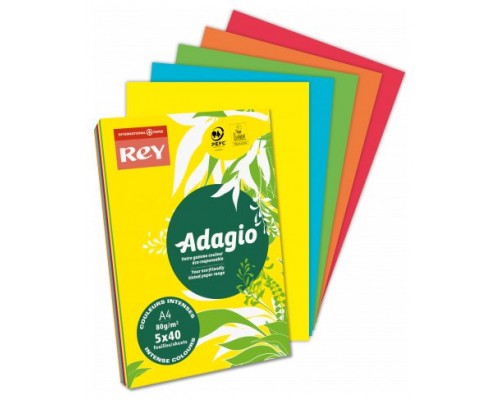 PAQUETE 500H PAPEL 80GR A4 VERDE INTENSO ADAGIO 156251 (MIN5) (Espera 4 dias)