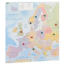 MAPA EUROPA PLASTIFICADO SIN MARCO ENROLLADO 119X93 CM. FAIBO 163G (Espera 4 dias)-SX4 MAPA EUROPA PLASTIFICADO SIN MARCO ENROLLADO 119X93 CM. FAIBO 163G (Espera 4 dias)