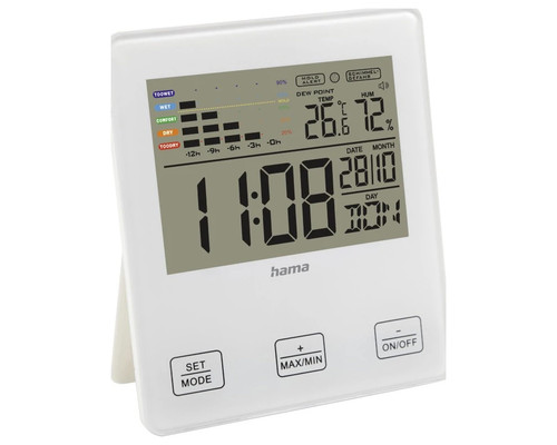 HAMA TERMOHIGROMETRO TH-10 CON ALARMA DE MOHO