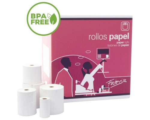 ROLLO TERMICO 57X55X12MM SIN BISFENOL A FABRISA 17929 (Espera 4 dias)-SX0 ROLLO TERMICO 57X55X12MM SIN BISFENOL A FABRISA 17929 (Espera 4 dias)
