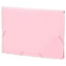 ACORDEON POLIPROPILENO SOFT FOLIO 13 DEPARTAMENTOS RIBETE GOMA ROSA CARCHIVO 19260025 (Espera 4 dias)