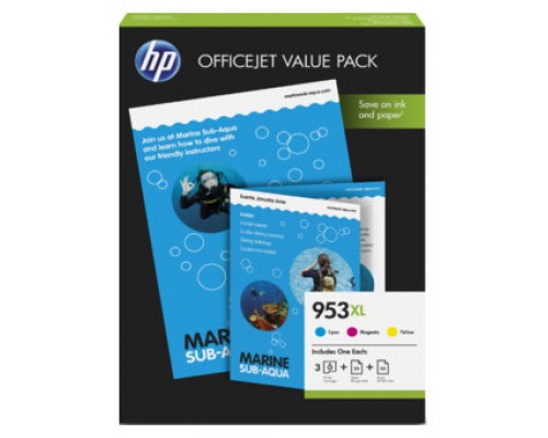 MULTIPACK 3 CARTUCHOS HP 953XL  (1X CIAN - 1X MAGENTA