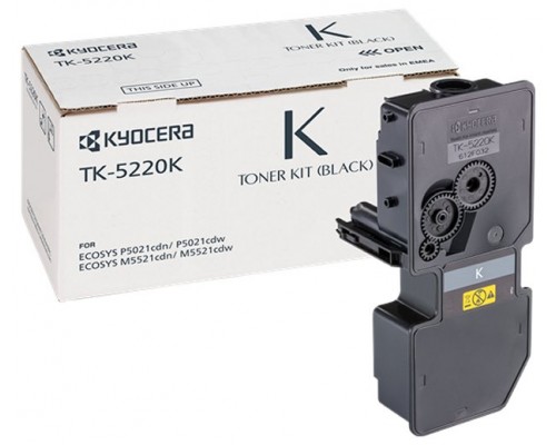KYOCERA MITA TK-5220K Toner negro ECOSYS M5521cdw/cdn, P5021cdn/cdw 1200pag