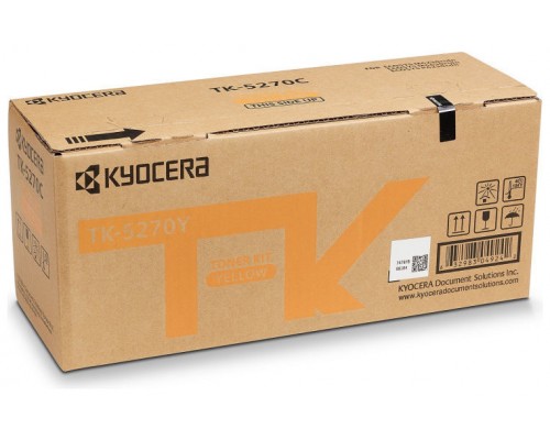 KYOCERA   TK5270Y TONER AMARILLO PARA ECOSYS M6230/6630cidn 6000 pag