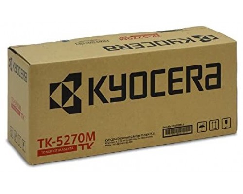 KYOCERA TK-5270M, 6000 paginas, Magenta, 1 pieza(s)