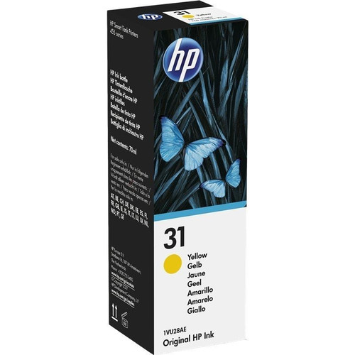 HP 31 70-ml Yellow Original Ink Bottle (Espera 4 dias)-SX2 HP 31 70-ml Yellow Original Ink Bottle (Espera 4 dias)
