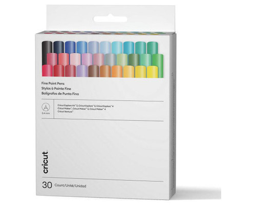 CRICUT EXPLORE/MAKER FINE POINT PENS 0.4 MM 30-PACK (Espera 4 dias)