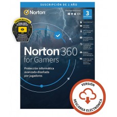 NORTON 360 FOR GAMERS 50GB PO 1 USER 3 DEVICE 12MO