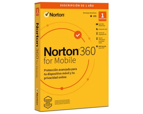 -NORTON 360 MOBILE PORTUGUES 1 USER 1 DEVICE 12MO **L.