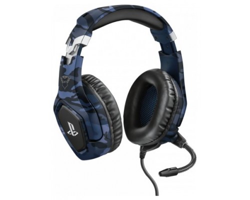 Trust GXT 488 Forze PS4 Auriculares Diadema Conector de 3,5 mm Negro, Azul (Espera 4 dias)