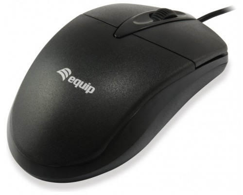 MOUSE EQUIP LIFE 3 BOTONES OPTICO USB NEGRO 1000DPI