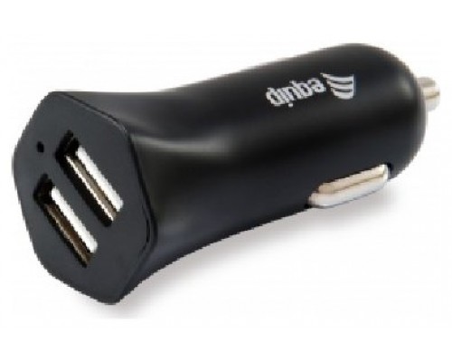 CARGADOR DE COCHE EQUIP 5V 2xUSB  12/24V 12W