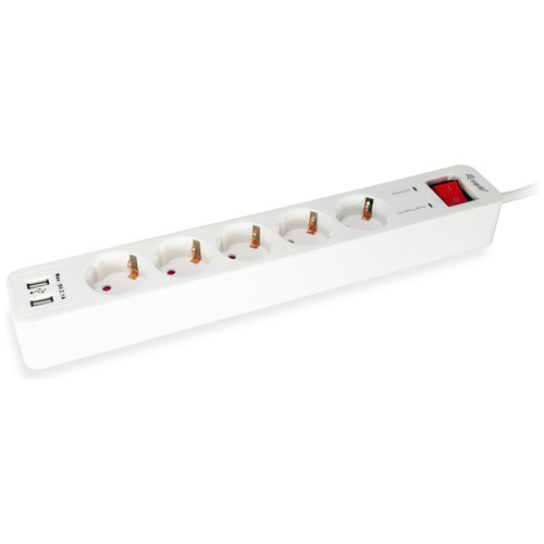 REGLETA ALIMENTACION EQUIP CON 5 TOMAS CABLE DE RED-SX7 REGLETA ALIMENTACION EQUIP CON 5 TOMAS CABLE DE RED