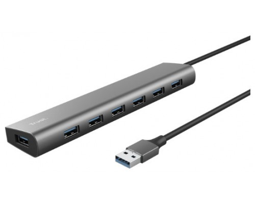 HUB HALYX ALUMINIUM USB-A 3.2 Gen 1 CON 7 PUERTOS USB-A TRUST (Espera 4 dias)