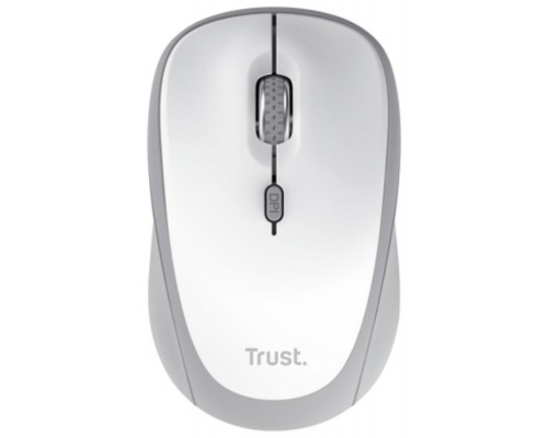 MOUSE TRUST WIRELESS Y BLUETOOTH YVI+ BLANCO 1600DPI