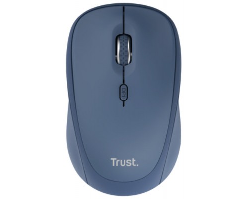 MOUSE TRUST WIRELESS Y BLUETOOTH YVI+ AZUL 1600DPI