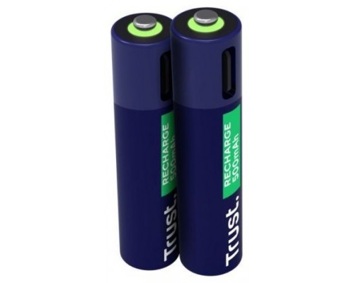 PILAS AAA RECARGABLE TRUST USB-C AAA 500 mAh PACK 2