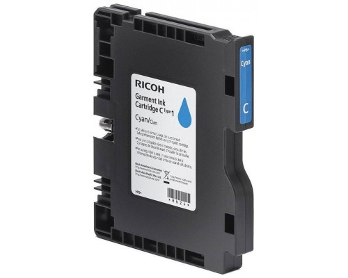 RICOH GARMENT INK CARTRIDGE CYAN TYPE 1 RI 100-SX6 RICOH GARMENT INK CARTRIDGE CYAN TYPE 1 RI 100