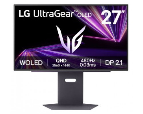 LG 27GX790A-B pantalla para PC 68,6 cm (27") 2560 x 1440 Pixeles 2K OLED Negro (Espera 4 dias)