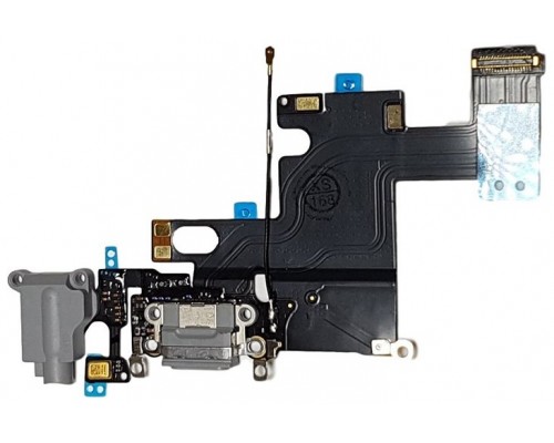 REPUESTO FLEX CONECTOR DE CARGA SPACE GREY IPHONE 6 (Espera 4 dias)