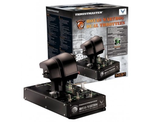 Thrustmaster HOTAS Warthog Dual Throttles Negro USB Simulador de Vuelo PC (Espera 4 dias)