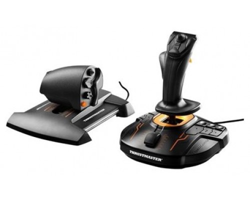 Thrustmaster T-16000M FCS Hotas Negro, Naranja USB Palanca de mando Analógico/Digital MAC, PC (Espera 4 dias)