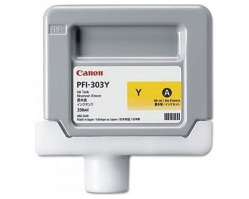 Canon IPF-810/820 Cartucho Amarillo, PFI303Y 330ML