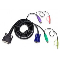 Aten 16ft PS/2 cable para video, teclado y ratón (kvm) Negro 5 m (Espera 4 dias)