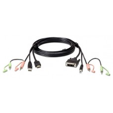 Aten 2L-7D02DH adaptador de cable HDMI DVI-D Negro (Espera 4 dias)