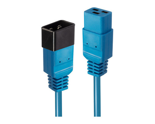 Lindy 30121 cable de transmisi&oacute;n Azul 2 m C19 acoplador C20 acoplador (Espera 4 dias)