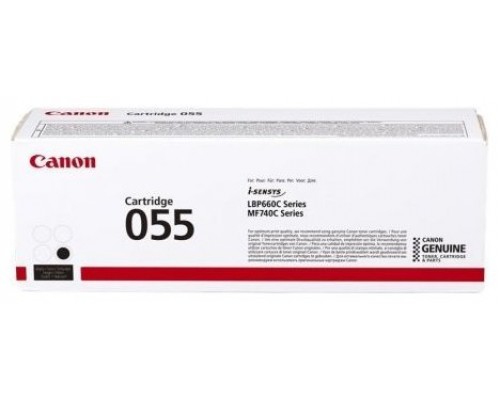 CANON Toner 055 BK LBP660 Negro 2.300p.