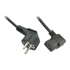 Lindy 30309 cable de transmisi&oacute;n Negro 5 m CEE7/7 IEC 320 (Espera 4 dias)