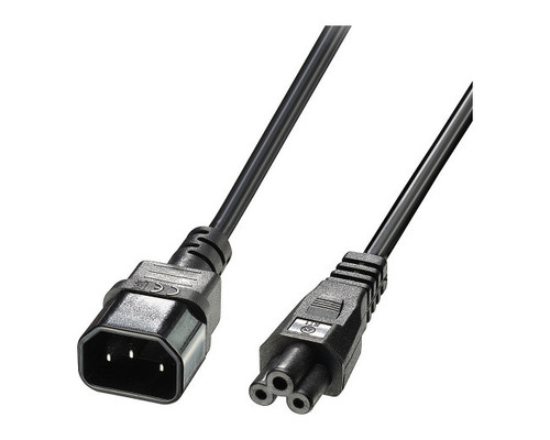 Lindy 30343 cable de transmisi&oacute;n Negro 5 m C14 acoplador C5 acoplador (Espera 4 dias)
