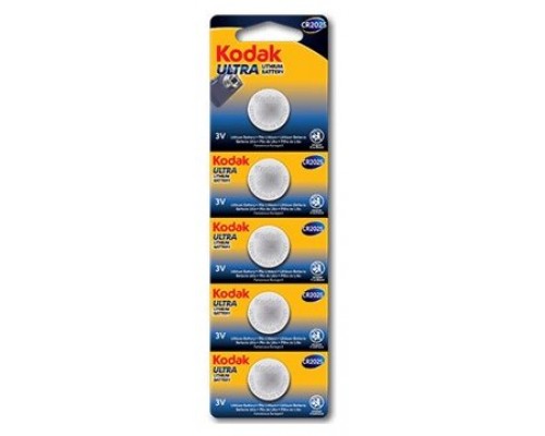 PILAS CR2025 KODAK KDCR20255 BOTON LITIO 3V PACK 5